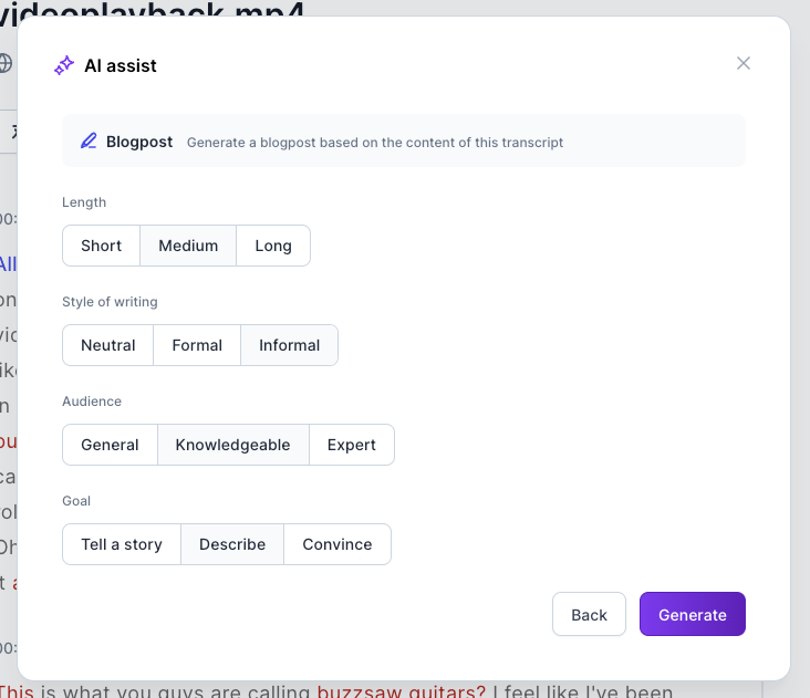 AI Assist blog post