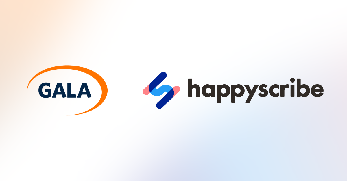 Happy Scribe selected as GALA’s Subtitling Partner for 2024